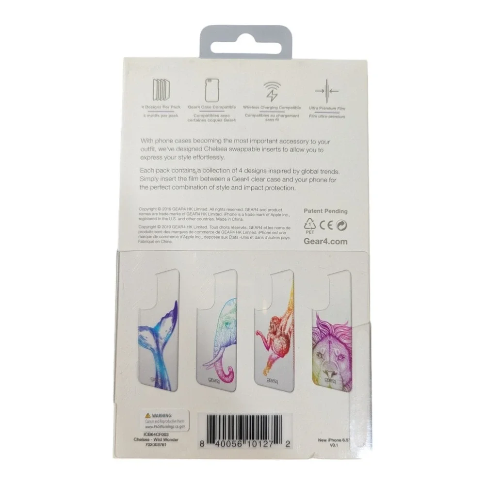 Gear4 Chelsea Wild Wonder Swappable Inserts For iPhone 6.5 2019 (11 Pro Max)‎ W2